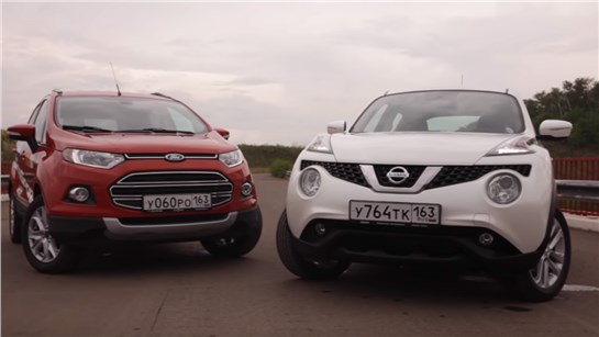 Анонс видео-теста Тест-драйв Ford EcoSport против Nissan Juke (полная версия)