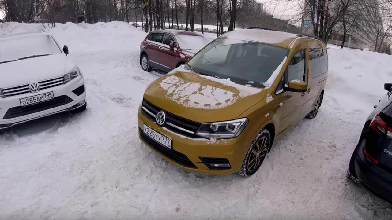 Анонс видео-теста Взял Volkswagen Caddy Maxi - дизель тащит!