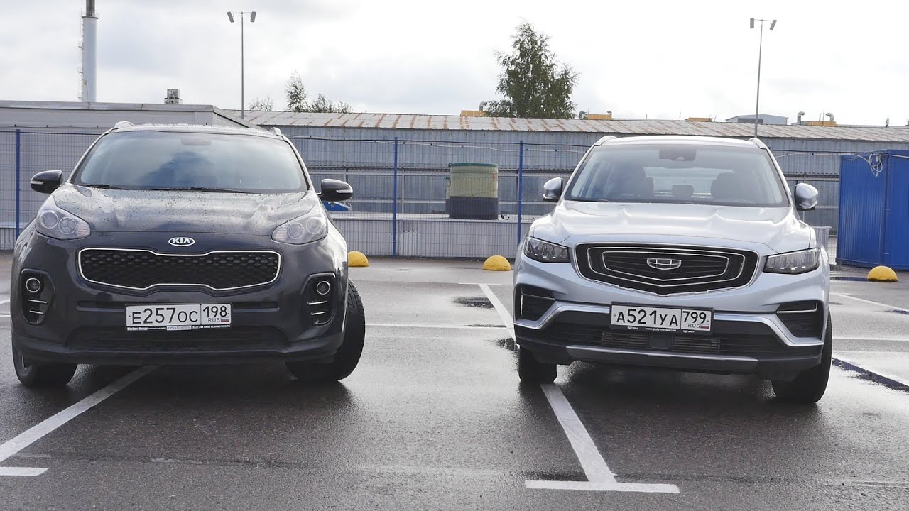 Анонс видео-теста Geely Atlas Pro против KIA Sportage ( Атлас против Киа)