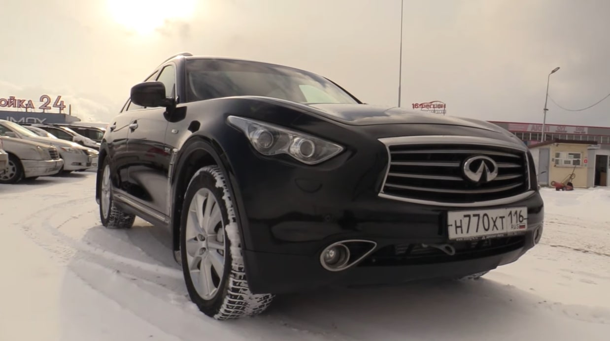 Анонс видео-теста 2014 Infiniti QX70 (S51) 3.0d (238) (V9X). Детальный обзор.