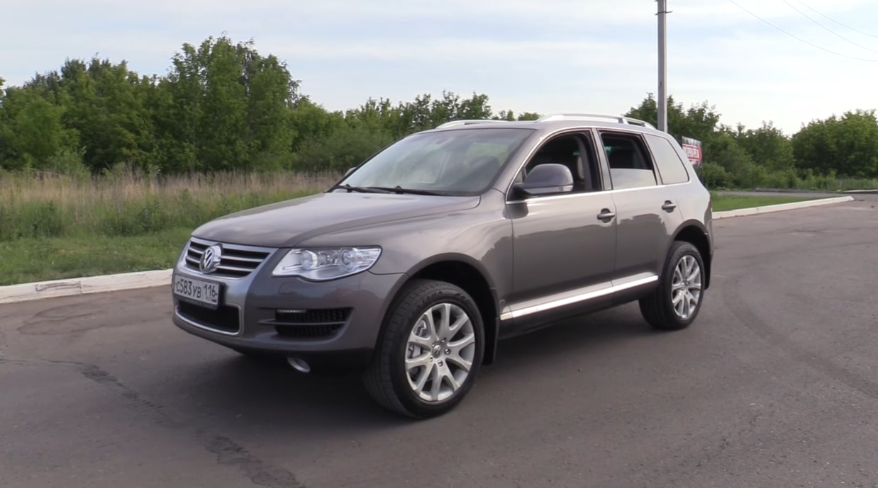 Анонс видео-теста 2008 Volkswagen Touareg (7LA, 7L6, 7L7) 4.2 FSI (BAR) 350 Л.С. Обзор интерьер, экстерьер, двигатель)