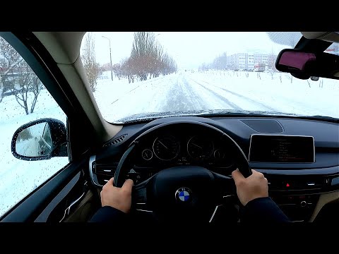 Анонс видео-теста 2015 БМВ X5 езда по городу