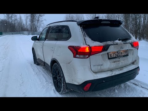 Анонс видео-теста Взял Митсубиси Аутлендер 2.0 - Поле всё, что делать? / Mitsubishi Outlander 2021 в снегах на трассе