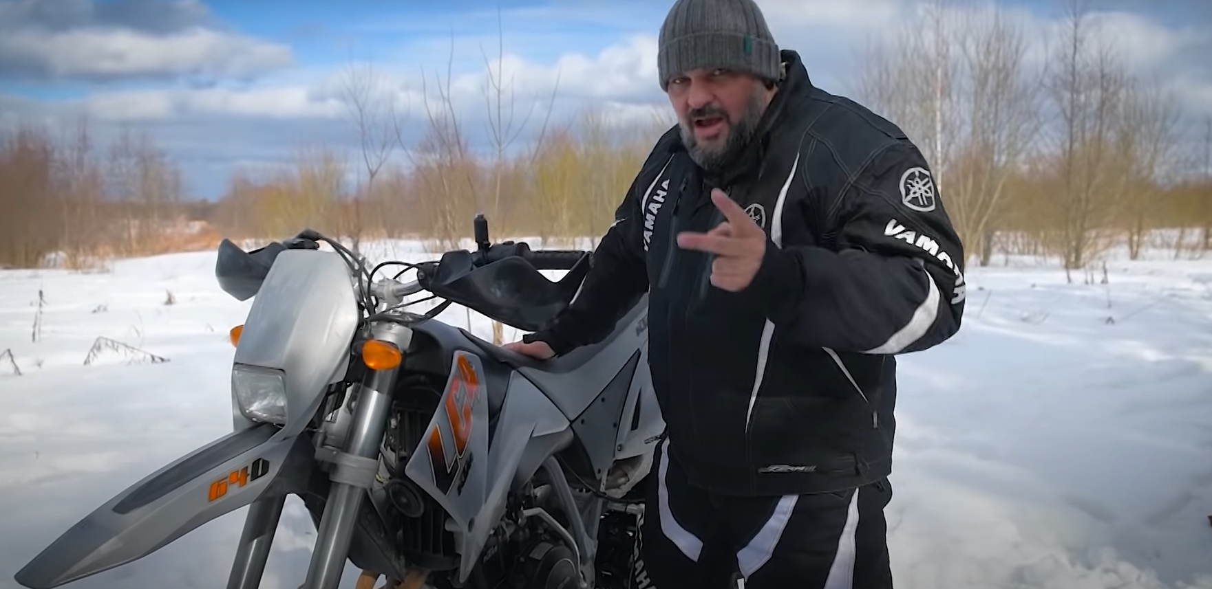 Анонс видео-теста Сноубайк на базе KTM LC4 640 своими руками