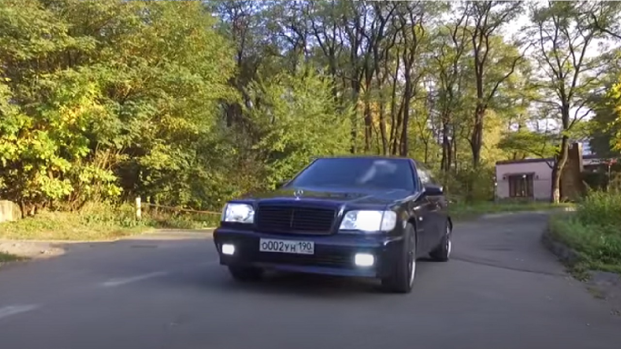 Анонс видео-теста MERCEDES W140 S600 Brabus-style в уникальном состоянии