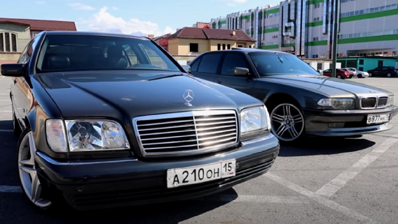 Анонс видео-теста Сравнение от Марата Бороды: MERCEDES w140 vs. BMW e38