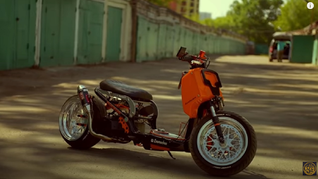 Анонс видео-теста Скутер Honda Ruckus / Zoomer от ателье #LowRuckus #МОТОЗОНА №2