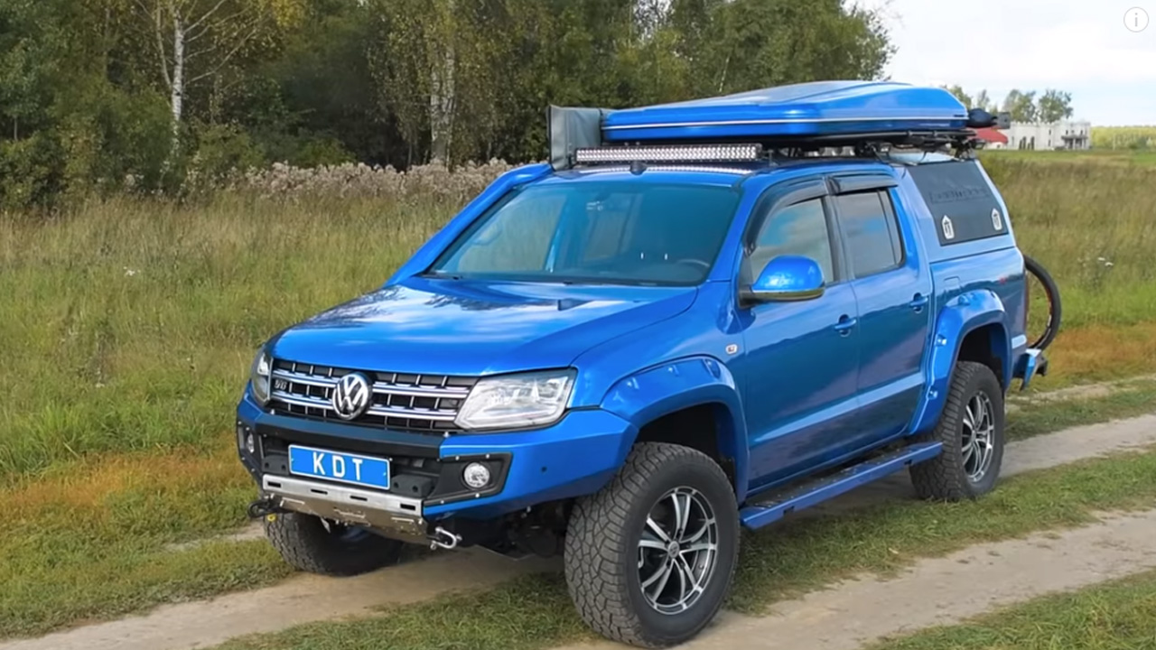 Анонс видео-теста Volkswagen Amarok по версии KDT: силовой обвес, сандтраки, экспедиционный багажник #ЧУДОТЕХНИКИ №61