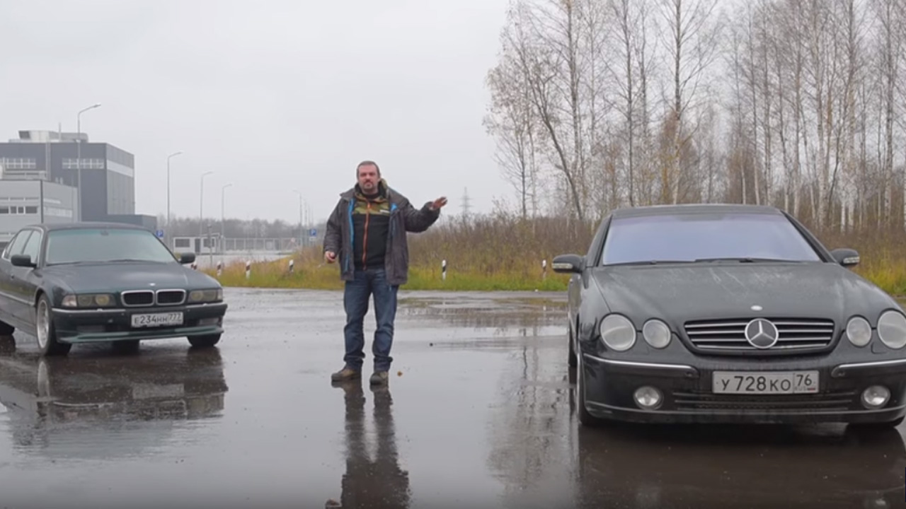 Анонс видео-теста BMW 750Li vs Mercedes Benz CL600 - битва V12 #СТОК №30