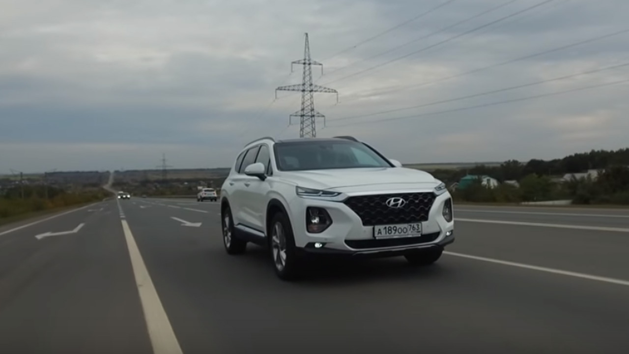 Тест драйв santa fe. Hyundai Santa Fe 2019 тест драйв. Санта Фе тест драйв 2020.