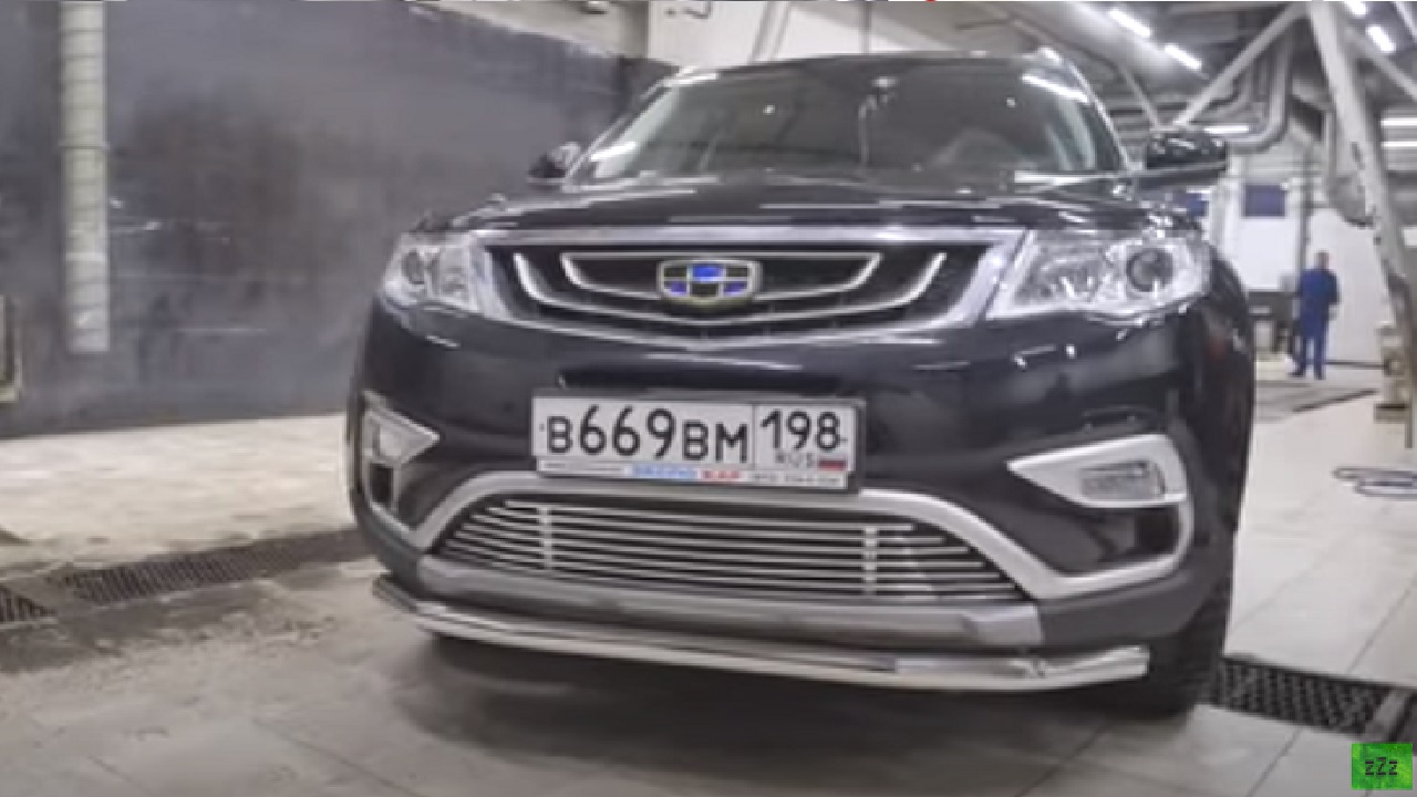 Анонс видео-теста Джили Атлас (Geely Atlas) Ставим обвес и все защиты какие есть