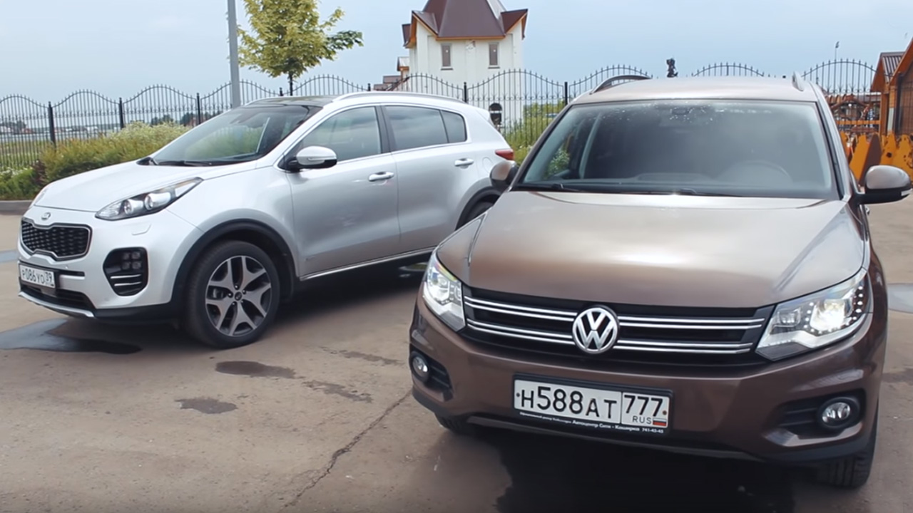 Анонс видео-теста KIA Sportage против Volkswagen Tiguan! Сравнение и оффроад Киа Спортейдж и Фольксваген Тигуан 2016