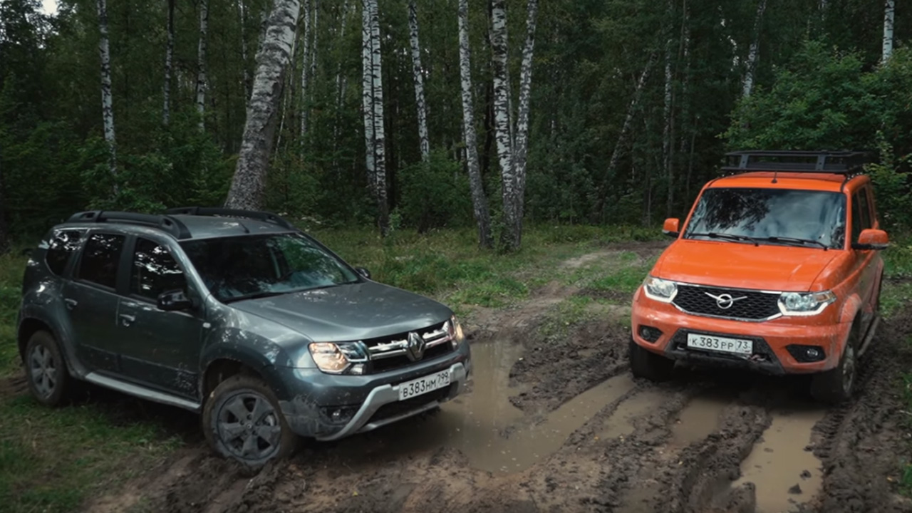 Анонс видео-теста УТОПИЛИ Патриот! А сможет ли ДАСТЕР? БИТВА: Uaz Patriot против Renault Duster часть 2