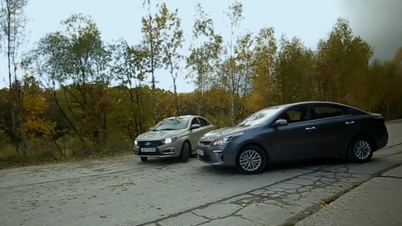 Анонс видео-теста ВЕСТА по ЦЕНЕ корейца! ЗАЧЕМ?! KIA Rio ПРОТИВ Lada Vesta Exclusive сравнение