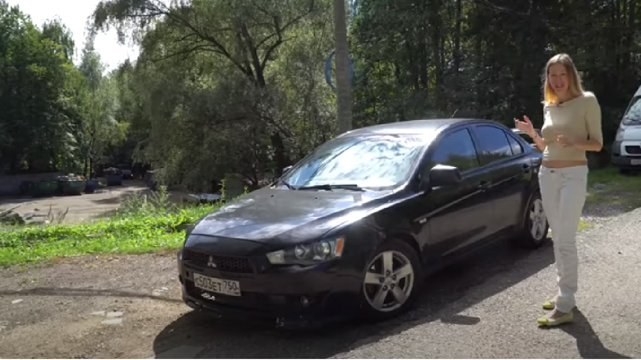 Анонс видео-теста Мицубиси Лансер зв 250 тр. БОЛЬ! Mitsubishi Lancer. Лиса рулит. Елена Лисовская