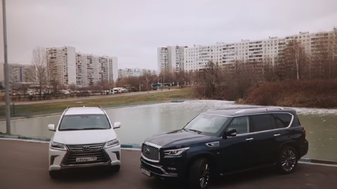 Анонс видео-теста Lexus LX против Infiniti QX80. Кто кого? Елена Лисовская. Лиса рулит