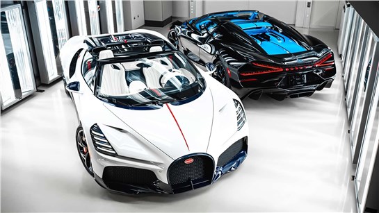 Анонс тест-драйва Bugatti прощается с W-16: первые Mistral уже приехали к клиентам