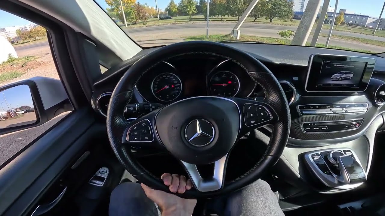 Анонс видео-теста 2019 Mercedes-Benz V-Class W447 POV TEST DRIVE