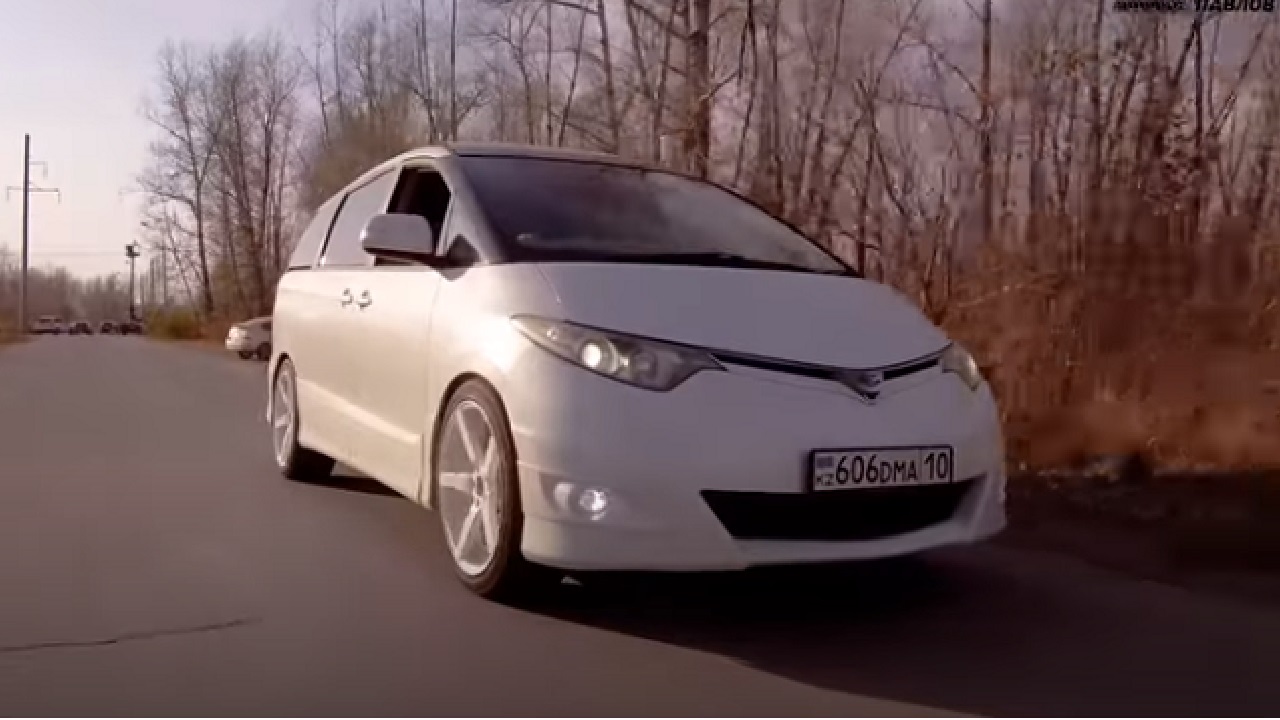 Анонс видео-теста Автобус в ахуе - Toyota Estima 3,5 V6 Aeras - Тачка Бро