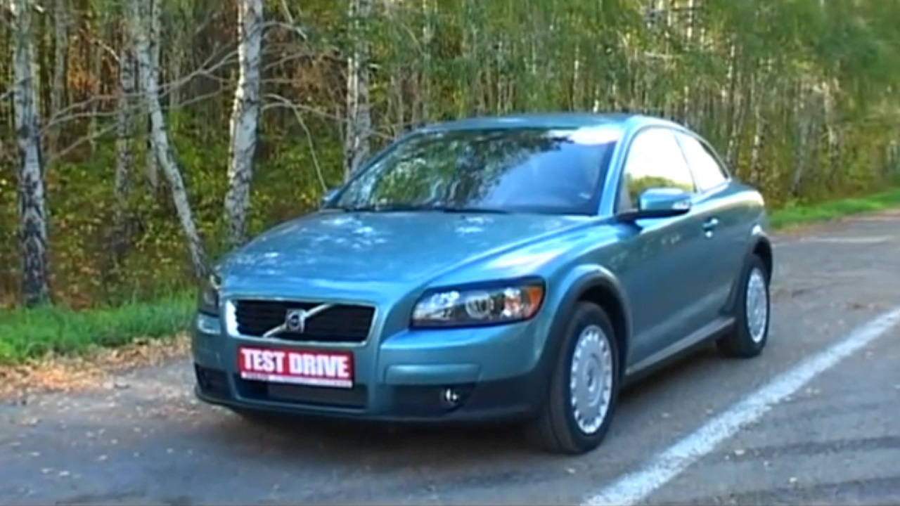 Анонс видео-теста Volvo C30 - тест с Александром Михельсоном