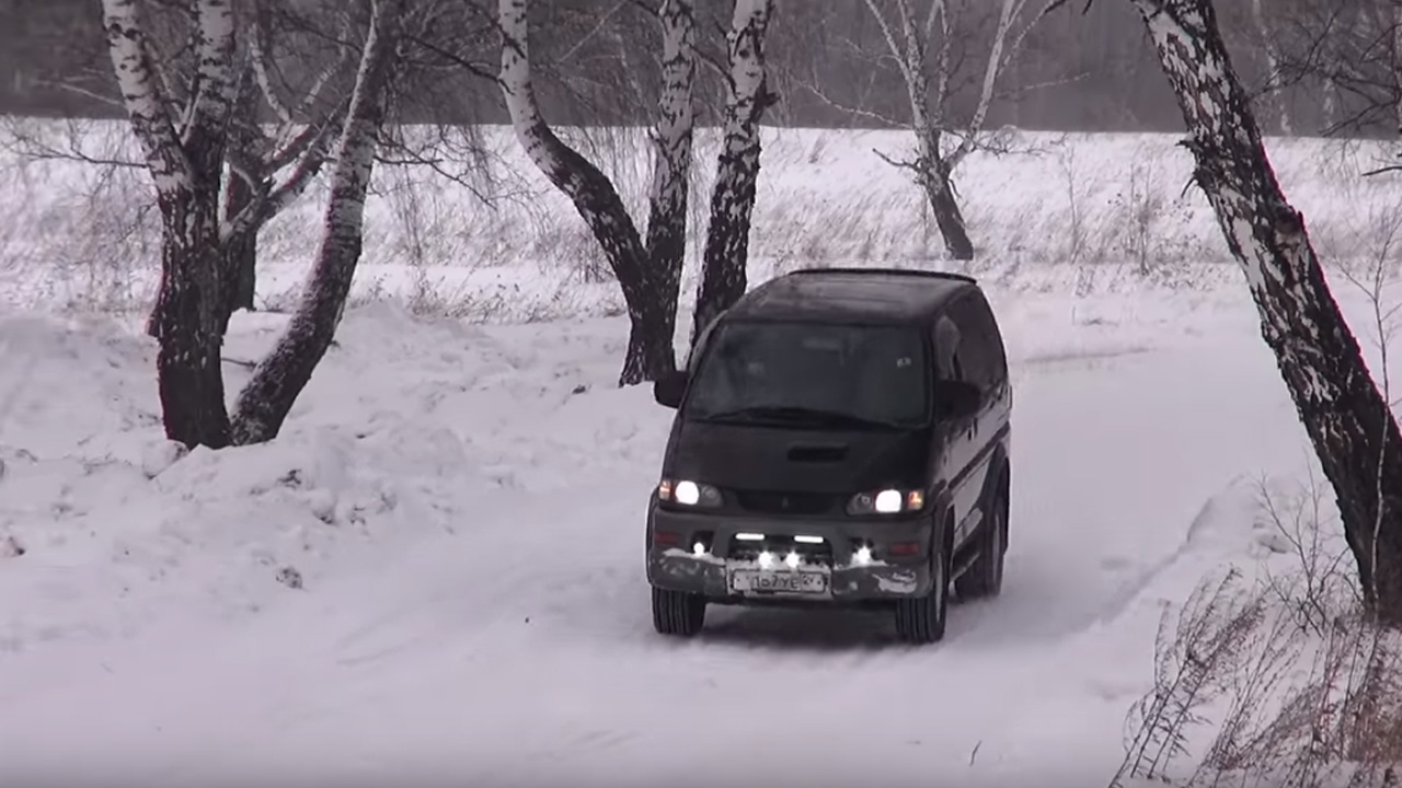 Анонс видео-теста Mitsubishi Delica ДИЗЕЛЬ - 1999 год - тест драйв Александра Михельсона / Мицубиси Делика Space Gear