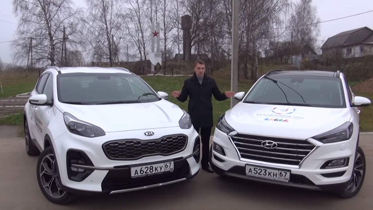 Анонс видео-теста Хендай Туссан (Hyundai Tucson) или Киа Спортейдж (Kia Sportage) тест драйв от Энергетика