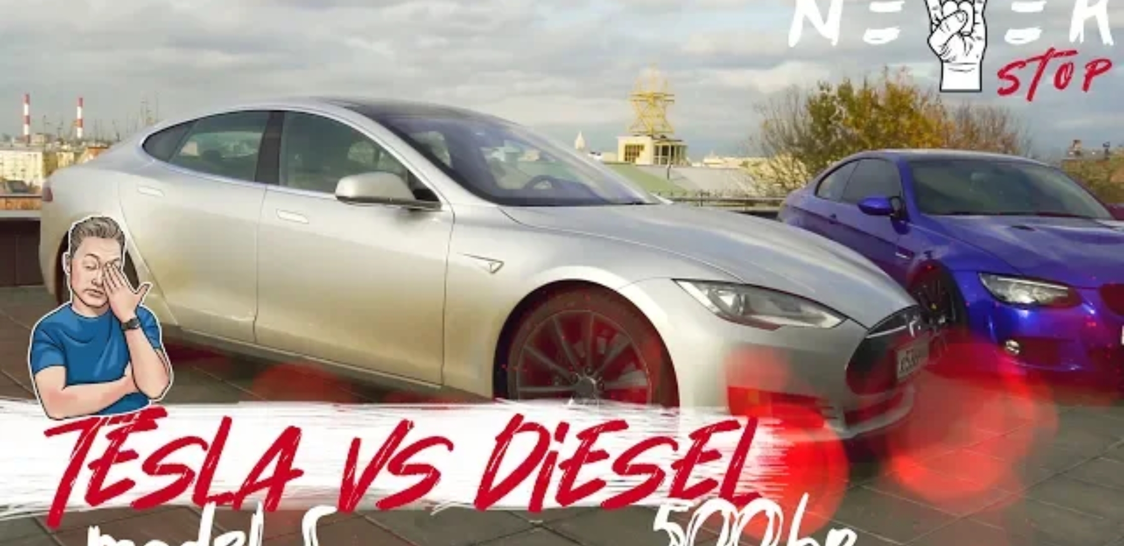 Анонс видео-теста Tesla проблемы о которых молчат!!!! Лютая bmw 335 vs model s