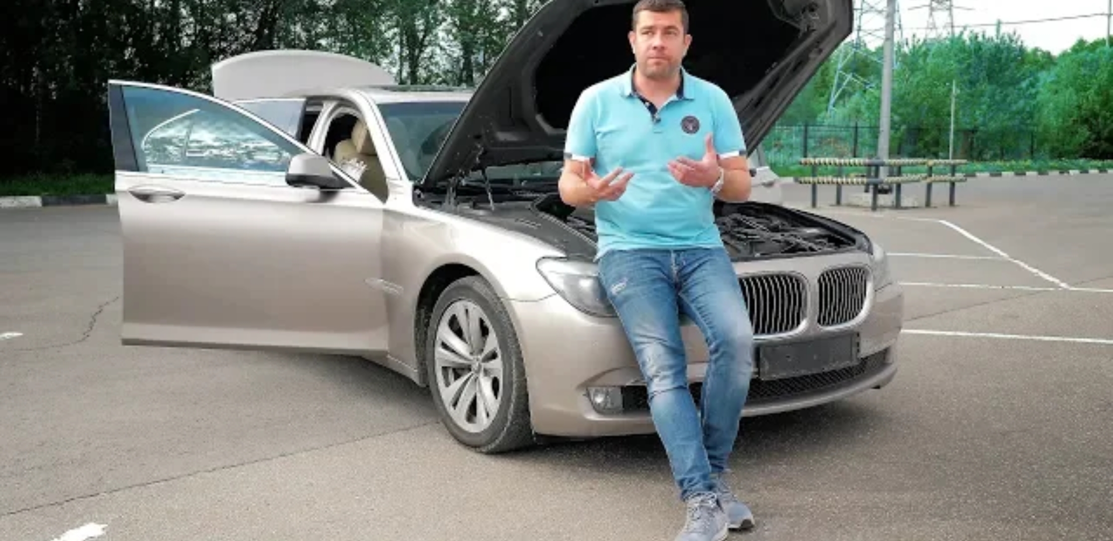 Анонс видео-теста BMW 7 за 1.000.000р! На дороге бох или лох?