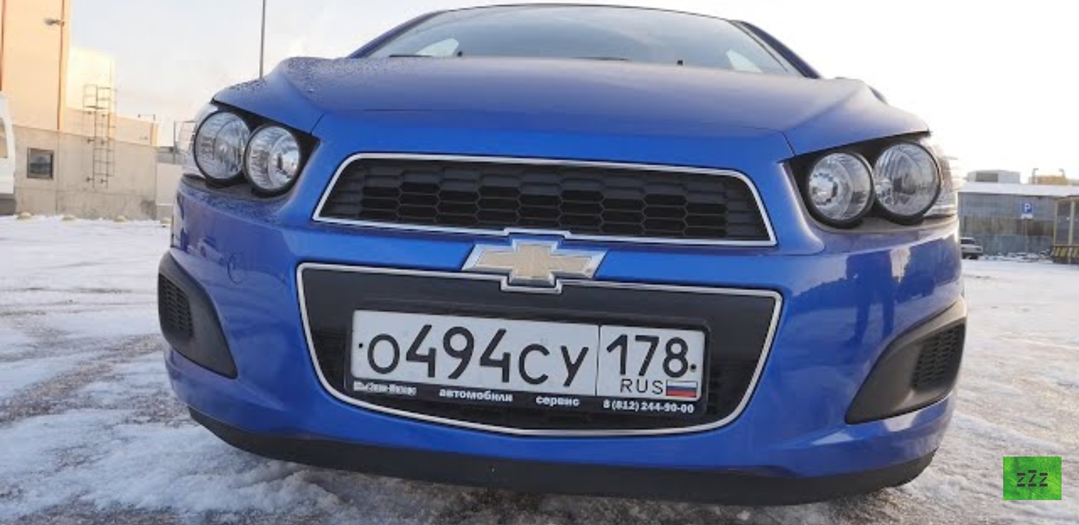 Анонс видео-теста Шевроле Авео (Chevrolet Aveo) синий бамбли. Но лучше Solaris и Rio