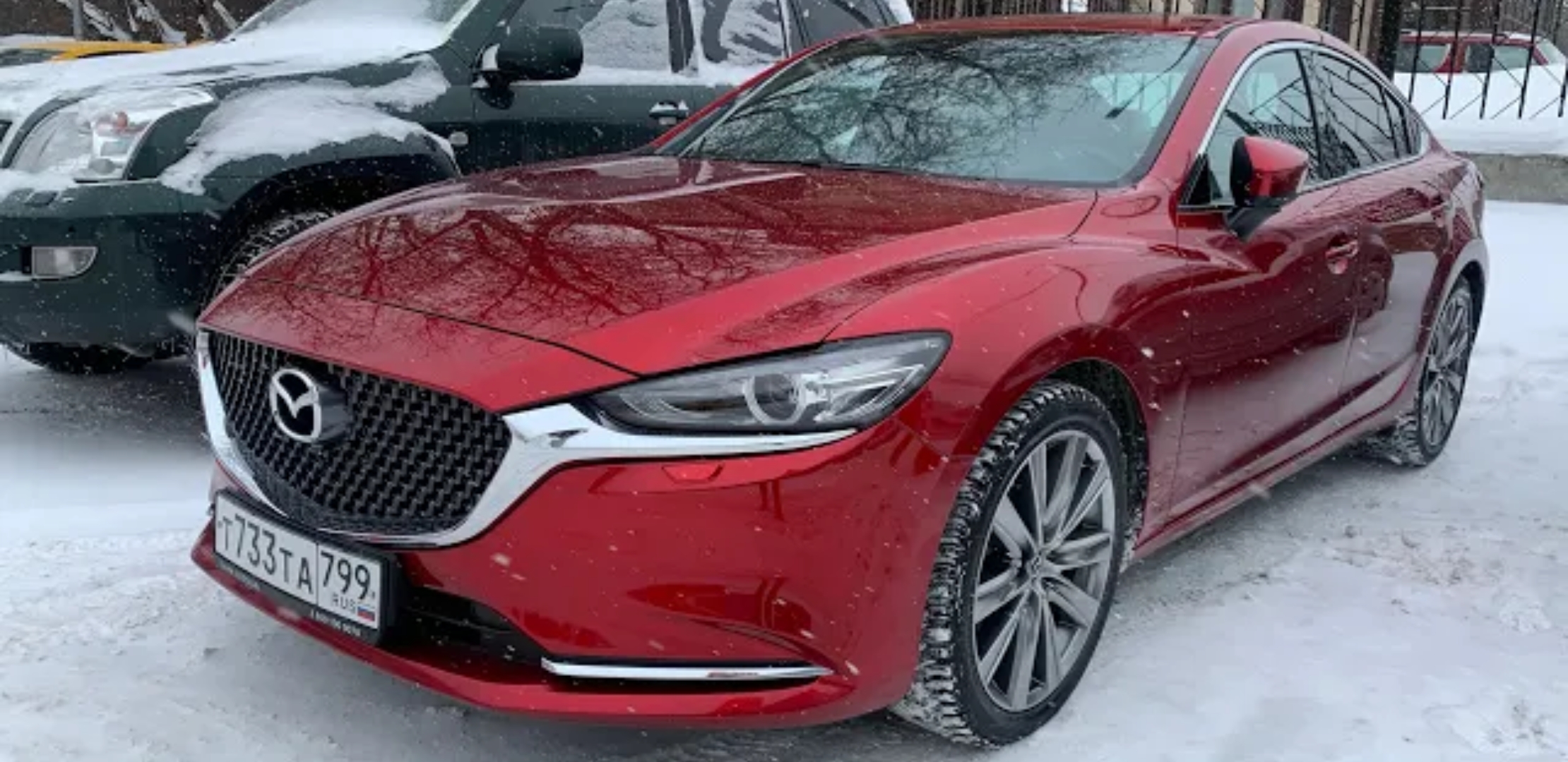 Анонс видео-теста Взял Mazda 6 - красота в снегах