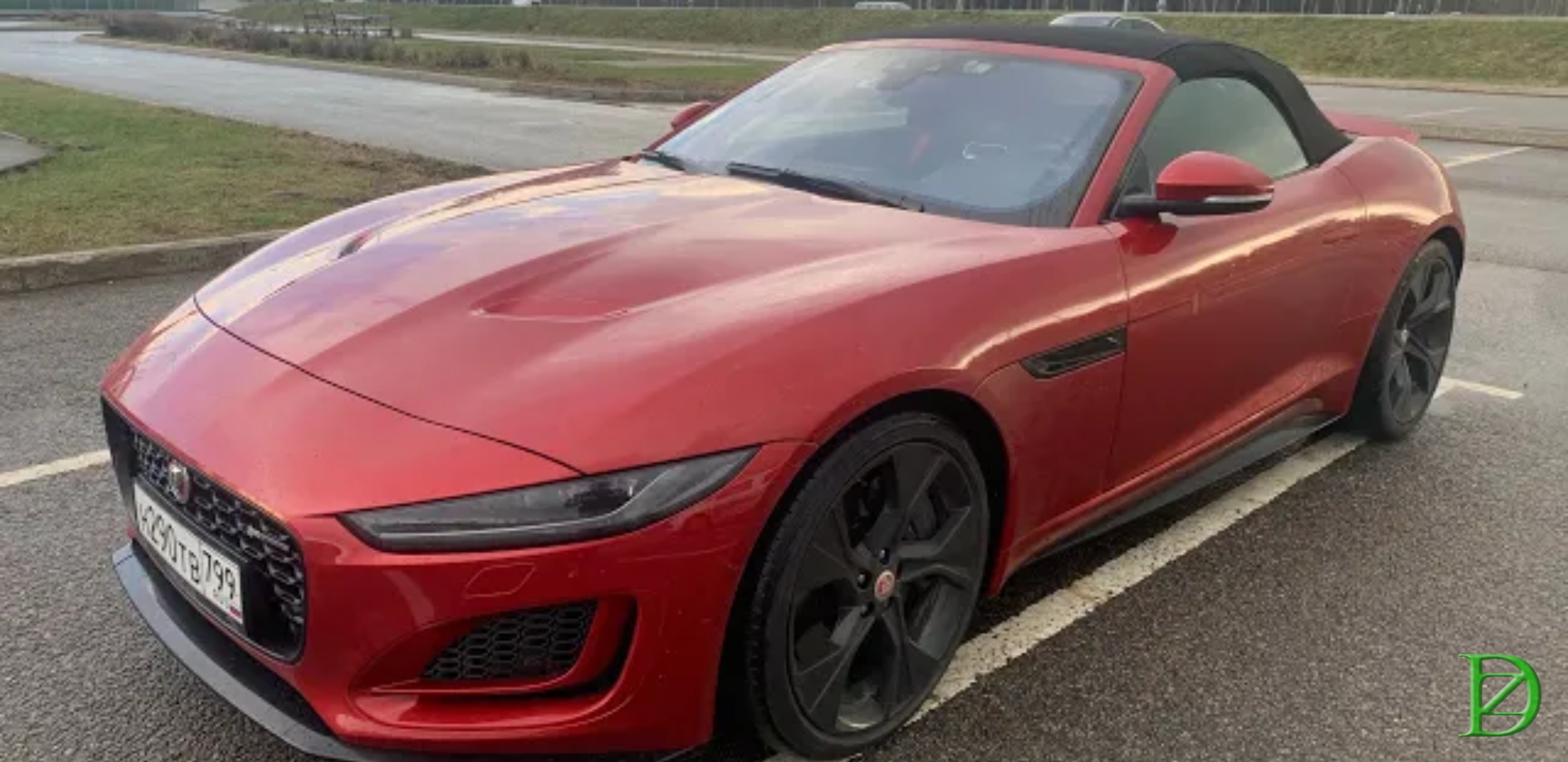 Анонс видео-теста Сел в F-Type втопил на Jaguar