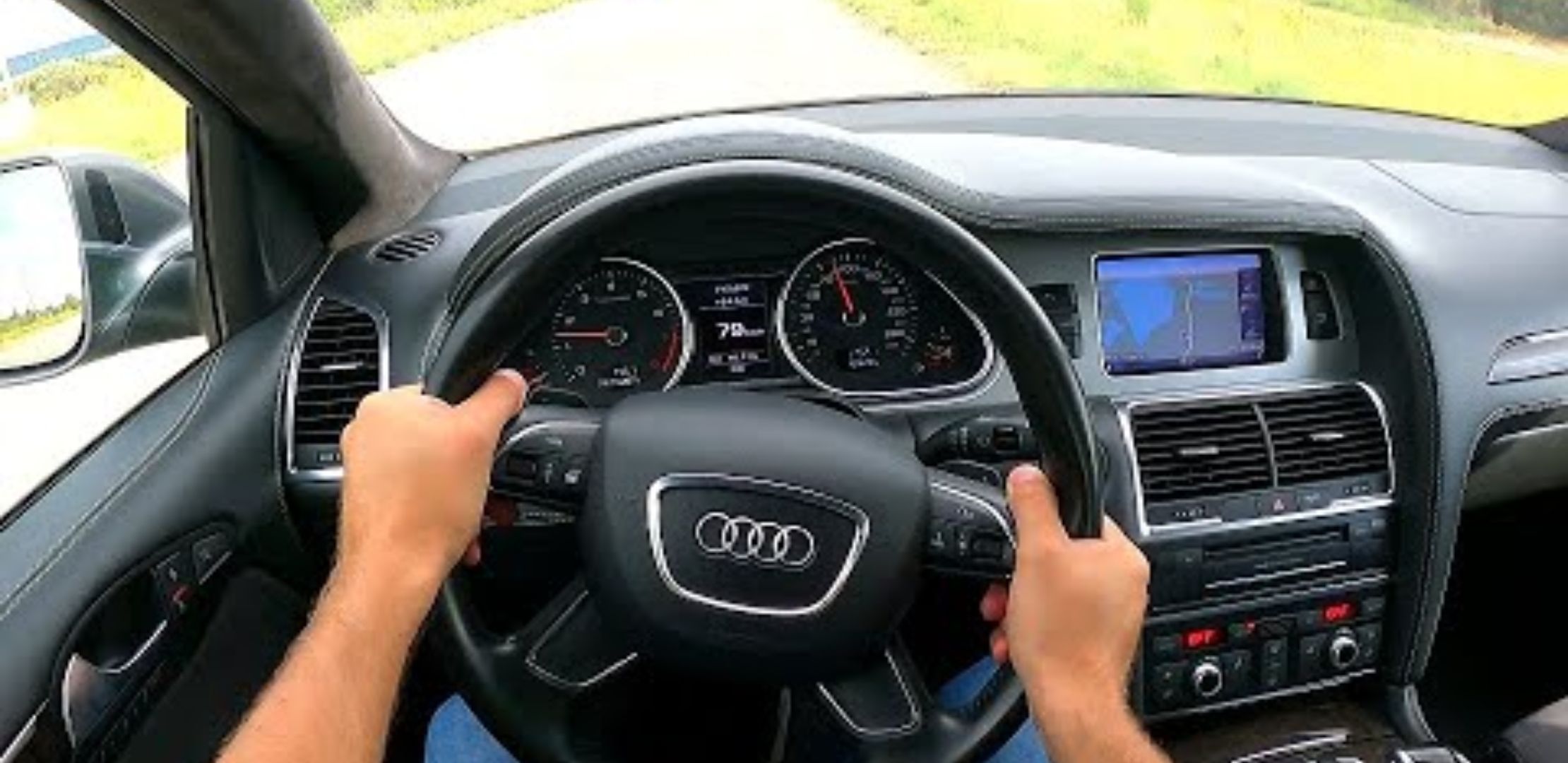 Анонс видео-теста 2011 Audi Q7 3.0 TFSI (333HP) POV test drive