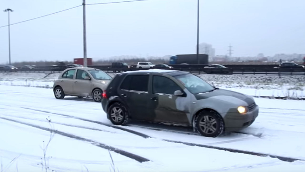 Анонс видео-теста Проверим, что будет если зимой ездить на летней резине!!!