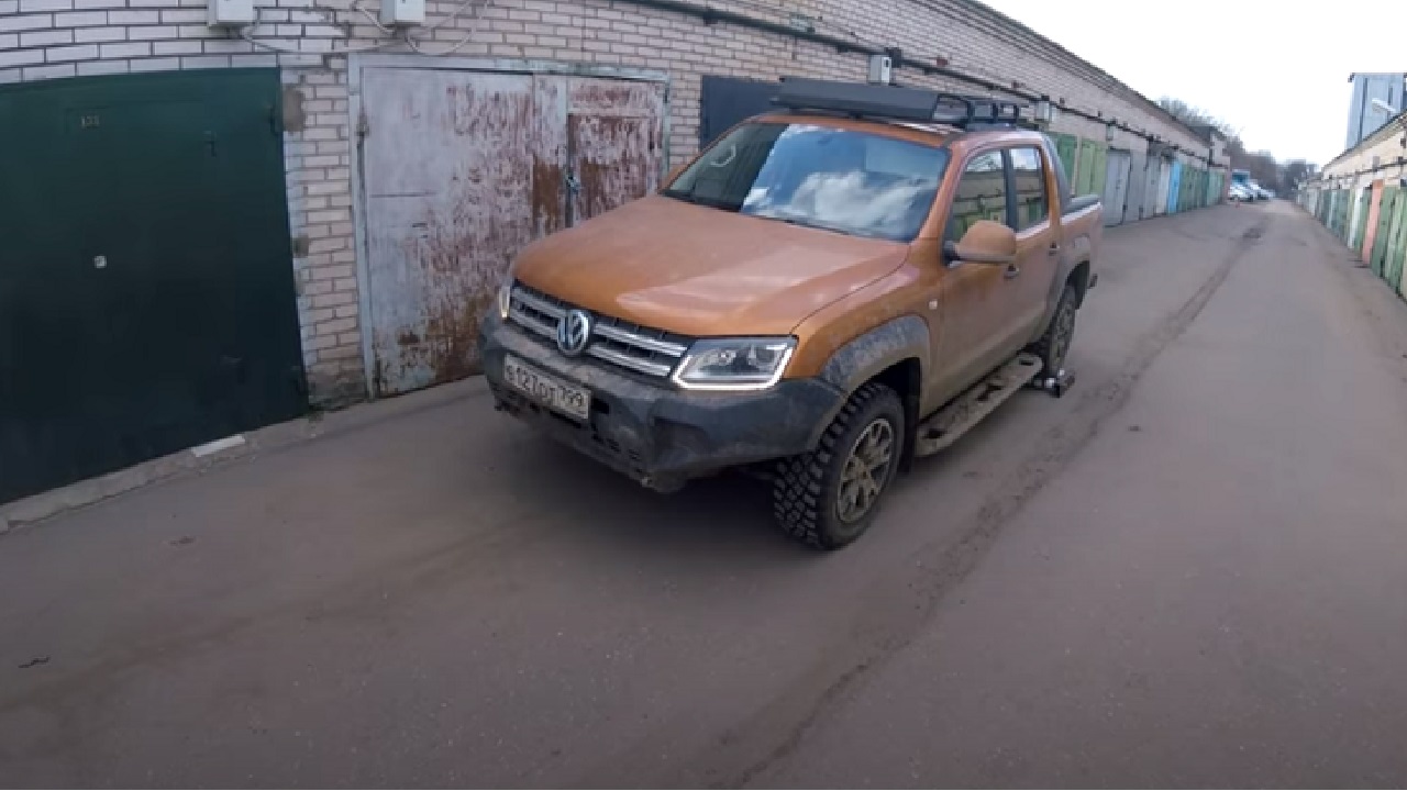 Анонс видео-теста Как гребет VW Amarok? Rival не боится ничего кроме...