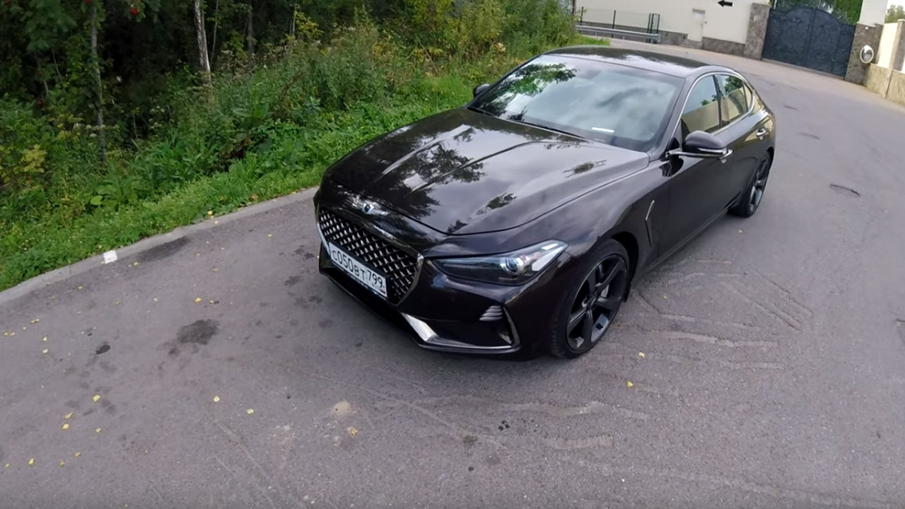 Анонс видео-теста Взял Genesis G70 - разноширокие крылья