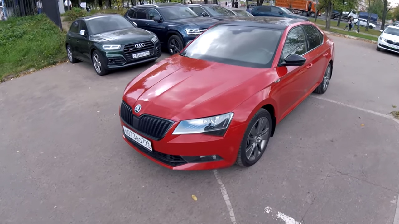 Анонс видео-теста Взял Skoda SuperB - красный каннибал!