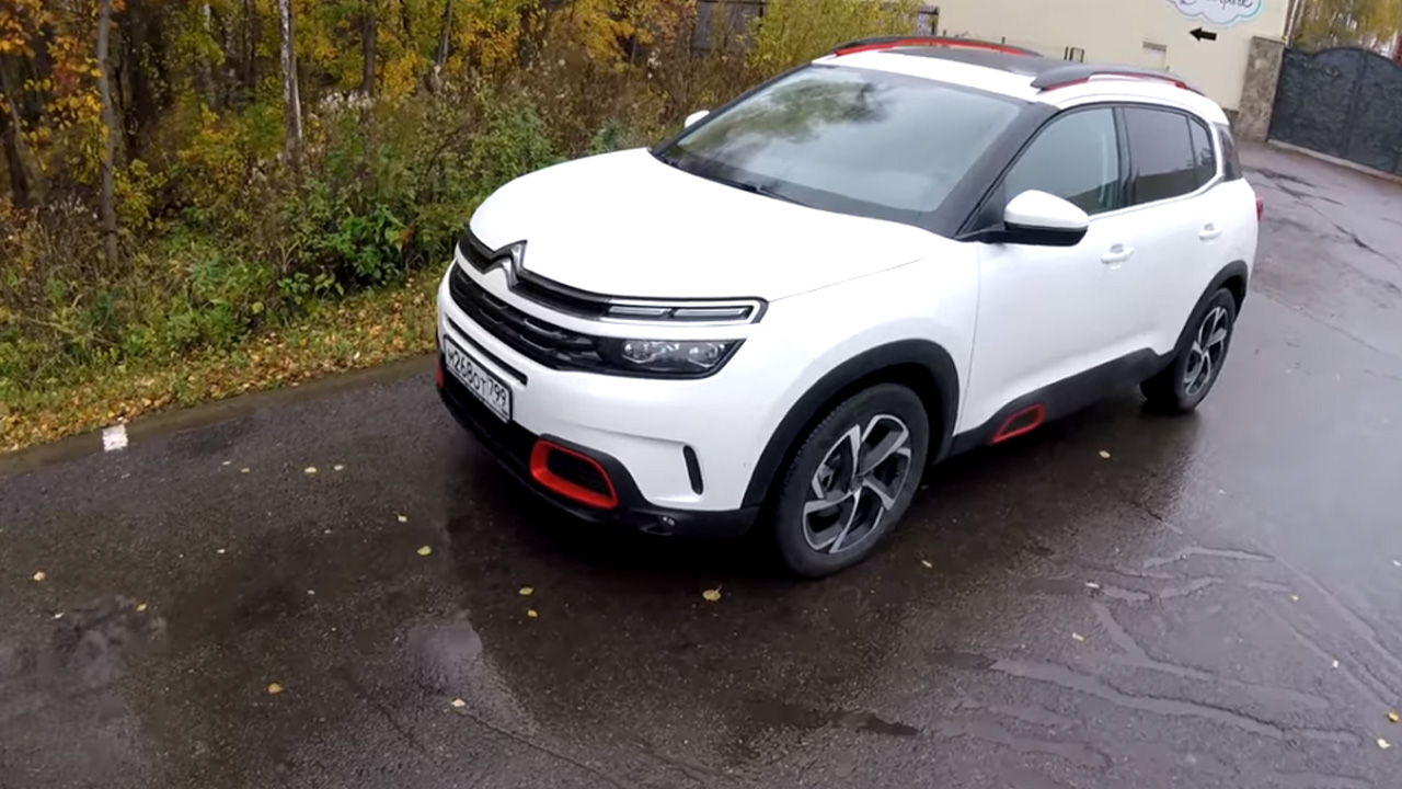 Анонс видео-теста Взял Citroen C5 Aircross - пролёт сквозь дождь