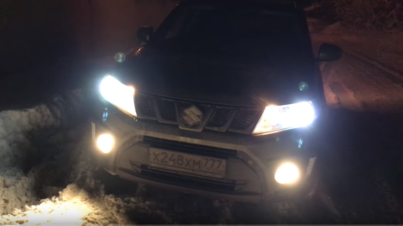 Анонс видео-теста Ночной обзор Suzuki Vitara