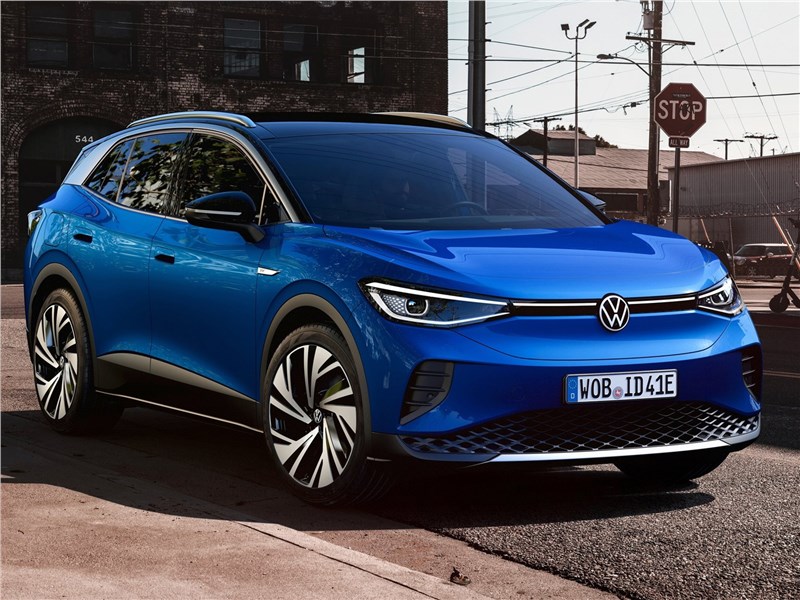 Volkswagen ID.4 (2021) вид спереди